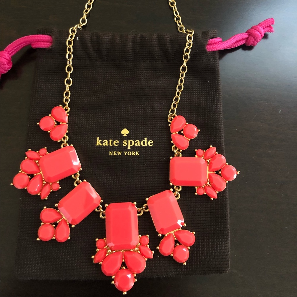Kate Spade Coral Statement Necklace